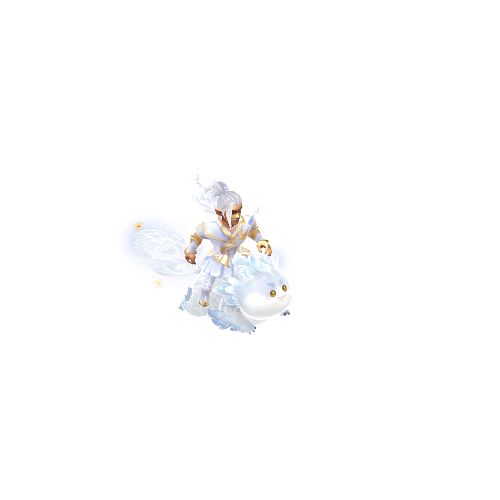 炽云缎·月白-巨魔王-雪儿素材网