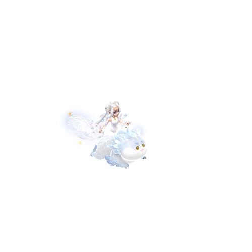 炽云缎·月白-桃夭夭-雪儿素材网