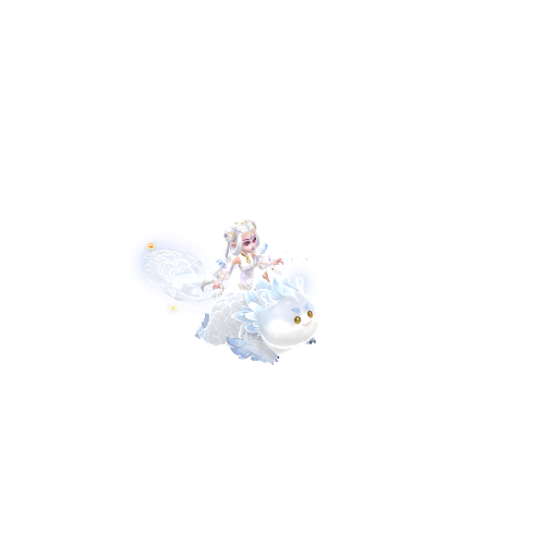 炽云缎·月白-影精灵-雪儿素材网